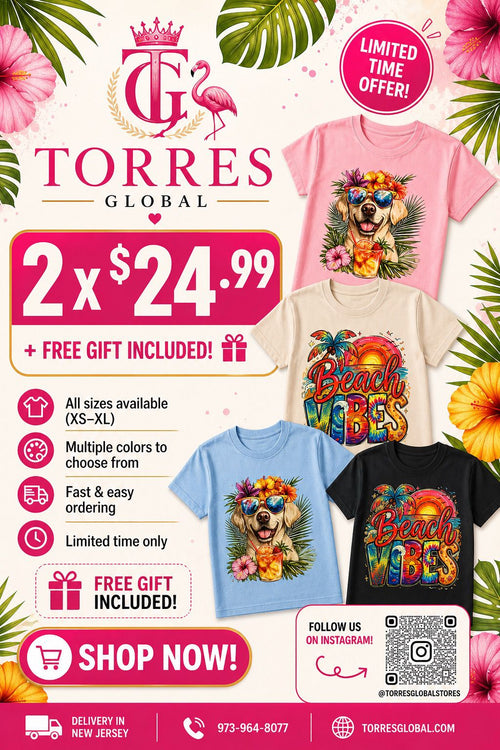 🔥Trendy Summer T-Shirts ☀️2X24.99 🔥