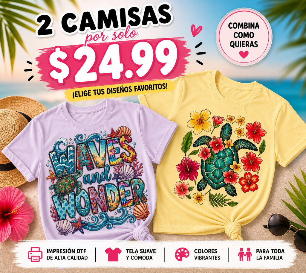 🔥Trendy Summer T-Shirts ☀️2X24.99 🔥