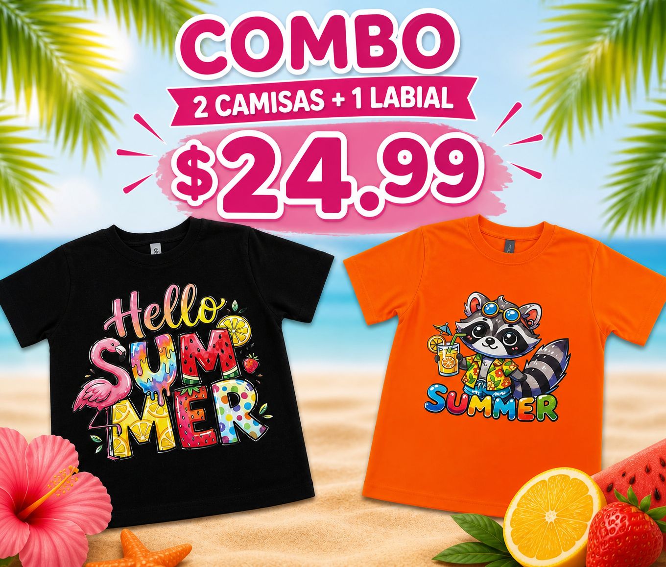 🔥Trendy Summer T-Shirts ☀️2X24.99 🔥